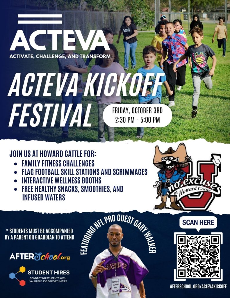 Acteva Kickoff Festival Howard Cattle Elementary School
