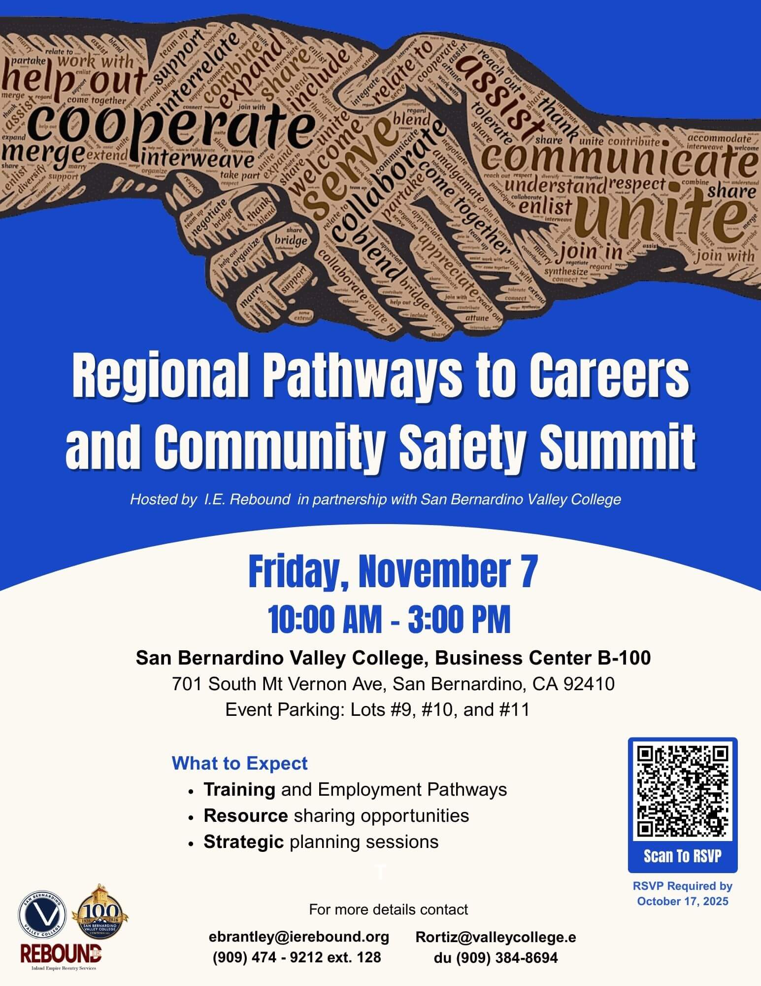 Regional Pathways to Careers and Community Safety Summit 1 Regional Pathways Summit IERebound